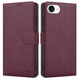 Ümbris Tech-Protect Wallet iPhone 16e (viinamari)